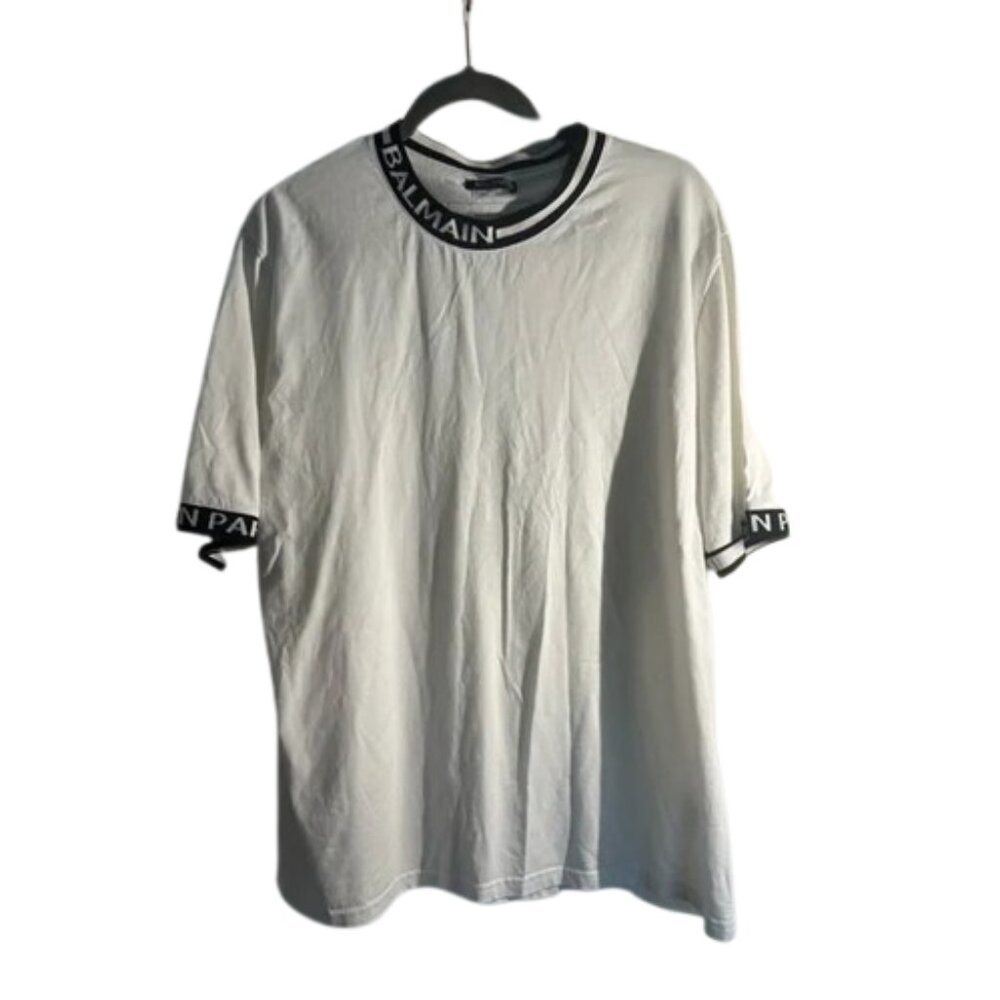 Men’s Authentic Balmain T-Shirt Sz XL